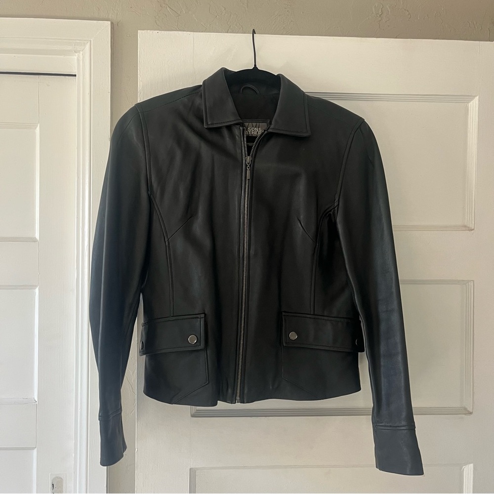 Wilson’s Black Leather Jacket